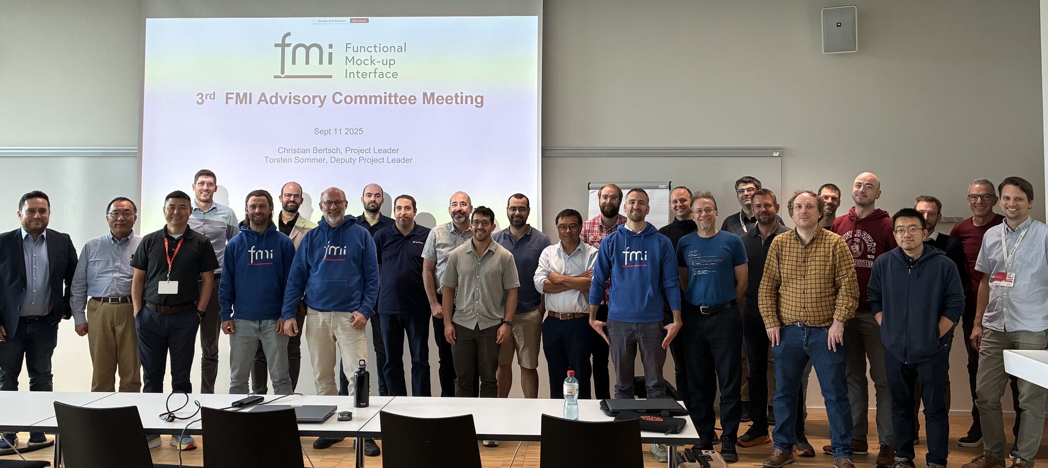 Participants of the FMI Advisory Committee meeting in Lucerne
